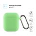 Чехол для наушников Armorstandart Ultrathin Silicone Case With Hook для Apple AirPods 2 Spearmint (ARM59693)