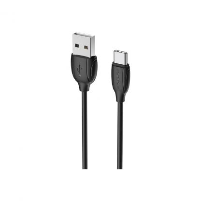 Дата кабель USB 2.0 AM to Type-C 1.0m BX19 Benefit 3A Black BOROFONE (BX19CB)