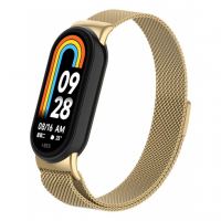 Ремешок для фитнес браслета Armorstandart Milanese Magnetic Band для Xiaomi Mi Band 8 Gold (ARM69919)