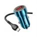 Зарядний пристрій HOCO Z46 USB Sapphire Blue (6931474770301)