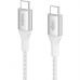 Дата кабель USB-C to USB-C 1.0m 240W white Belkin (CAB015BT1MWH)