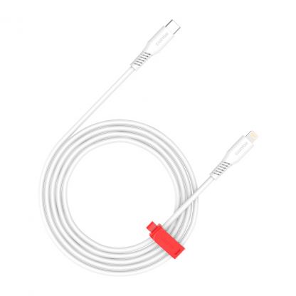 Дата кабель USB-C to Lightning 1.2m CLN30SC C-L 30W White Canyon (CNS-CLN30SC12W)