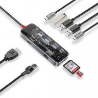 Концентратор Promate USB Hub 9 ports transhub-go (transhub-go)