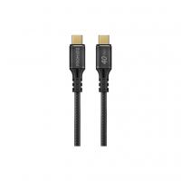Дата кабель USB-C to USB-C 1.0m Promate (powerbolt240-1m.black)