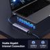 Концентратор Ugreen USB 3.0 to 3хUSB 3.0/Type-C+RJ45(1000M) Ethernet 5in1 CM475 (60554)