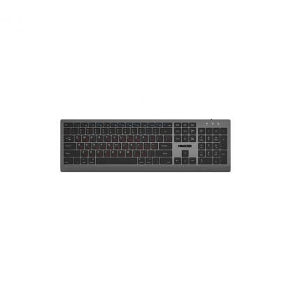 Клавіатура Maxxter KBW-01G-UA Wireless UA Gray (KBW-01G-UA)