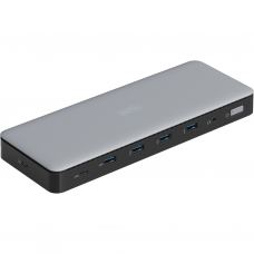 Порт-репликатор Digitus USB-C > 3xHDMI/2xDP/4xUSB-A/USB-C/RJ54/DC/Audio (DA-70918)