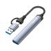 Концентратор ColorWay USB-A/USB-C 4-in-1 USB2.0х2/USB3.0/USB-C2.0 (CW-HUB06)