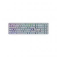 Клавіатура Canyon HKB-W11 Slim Dual Mode Wireless/Bluetooth RGB UA Grey (CNS-HBTK11G)