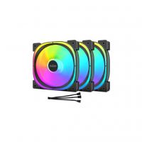 Кулер до корпусу PcCooler EF 120 ARGB BK 3 IN 1 Black