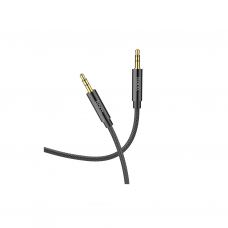 Кабель мультимедийный 3.5mm M to 3.5mm M 1.0m Black HOCO (6931474759863)