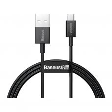 Дата кабель USB 2.0 AM to Micro 5P 2.0m Superior Fast Charging 2A black Baseus (CAMYS-A01)