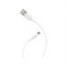 Дата кабель USB 2.0 AM to Micro 5P 1.0m 2A PVC X25 white HOCO (6957531080138)