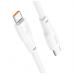 Дата кабель USB-C to USB-C 1.0m 240W TPE X93 white HOCO (6931474790736)