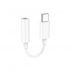 Переходник USB-C to 3.5mm F LS35 white HOCO (6931474790767)