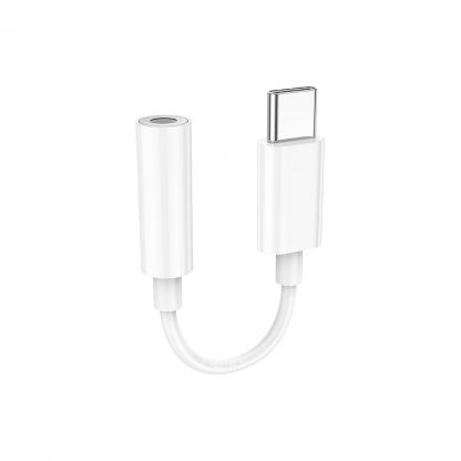 Переходник USB-C to 3.5mm F LS35 white HOCO (6931474790767)