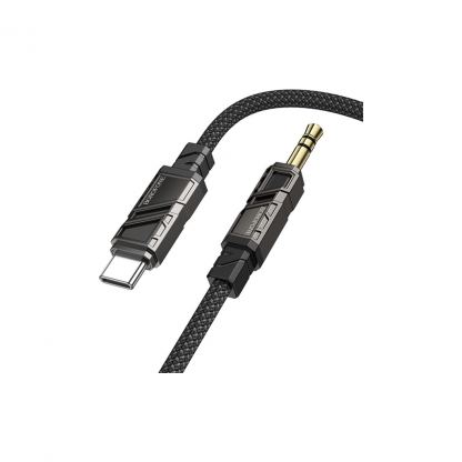 Кабель мультимедийный USB-C to 3.5mm M 1.0m black BOROFONE (6941991117763)