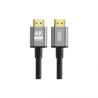 Кабель мультимедийный HDMI M to HDMI M 5.0m V2.0 black XO (GB017B-HDMI.tranish)