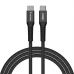Дата кабель USB-C to USB-C 1.2m Magnetic 100W black Verbatim (31863)