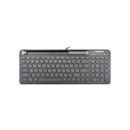 Клавиатура Maxxter KB-01B-UA USB Black (KB-01B-UA)