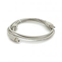 Кабель для принтера USB 2.0 AM/BM 1.8m ferrite white Voltronic (YT-AM/BM-1.8W)
