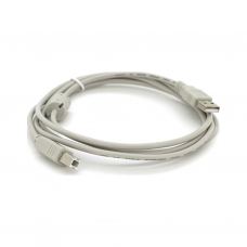 Кабель для принтера USB 2.0 AM/BM 1.8m ferrite white Voltronic (YT-AM/BM-1.8W)