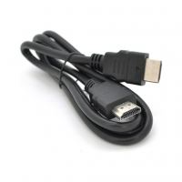 Кабель мультимедийный HDMI M to HDMI M 1.0m V1.4 black Merlion (YT-HDMI(M)/(M)HSP-1m)