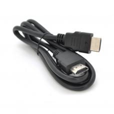 Кабель мультимедийный HDMI M to HDMI M 1.0m V1.4 black Merlion (YT-HDMI(M)/(M)HSP-1m)