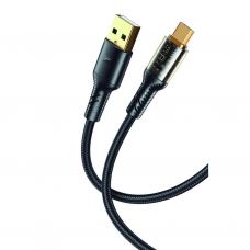 Дата кабель USB 2.0 AM to Micro 5P 1.0m 2.4A black XO (NB229-M-1-BK)
