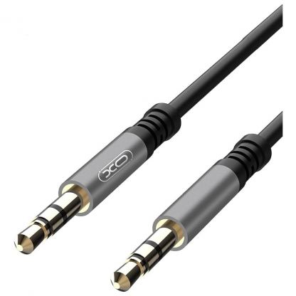 Кабель мультимедійний 3.5mm M to 3.5mm M 1.0m black XO (XO-NB121)