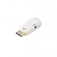 Перехідник HDMI M to VGA F white Voltronic (YT-CA-HDMI(M)/VGA(F))
