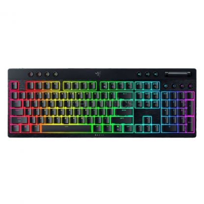 Клавіатура Razer BlackWidow V4 Low-Profile Wireless/Bluetooth/USB Orange switch UA Black (RZ03-05270800-R3M1)