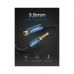 Кабель мультимедийный 3.5mm M to 3.5mm F 1.5m AV118 blue Ugreen (40674)