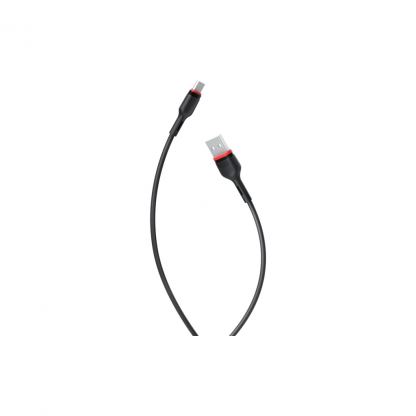 Дата кабель USB 2.0 AM to Micro 5P 1.0m 2.4A NB-P171 black XO (6920680873661)