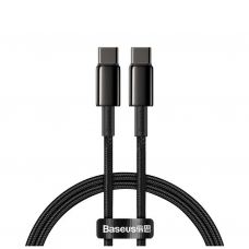 Дата кабель USB-C to USB-C 1.0m 100W black Baseus (CATWJ-01)