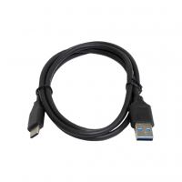 Дата кабель USB 3.0 AM to USB-C 1.0m black Patron (CAB-PN-USB3-TYPEC-1M)
