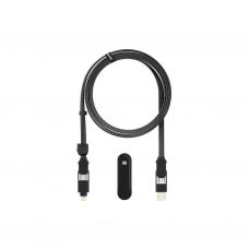 Дата кабель 6in1 inCharge XL 3.0m black Rolling Square (XLL01R)
