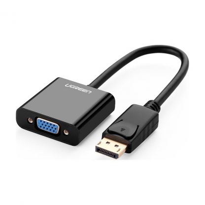Переходник Display Port M to VGA F black Ugreen (20415)