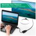Переходник Display Port M to VGA F black Ugreen (20415)