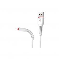 Дата кабель USB 2.0 AM to USB-C 1.0m 2.4A white SkyDolphin (USB-000431)