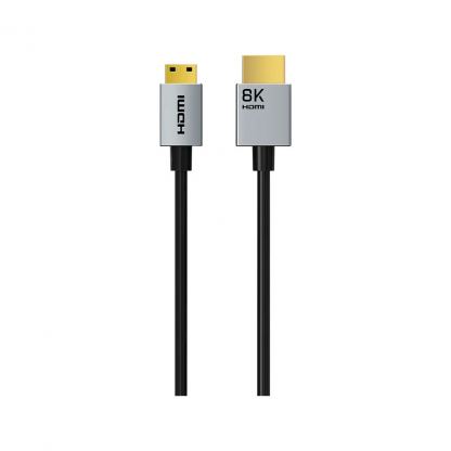 Кабель мультимедийный HDMI mini M to HDMI M 0.5m 8K60Hz Cabletime (CA915859)
