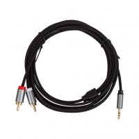 Кабель мультимедійний 3.5mm M to 2xRCA M 3.0m Cabletime (CA914067)