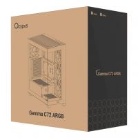 Корпус OCYPUS GAMMA C72 BK ARGB (GAMMA-C72-BKD400XX-GL)