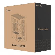 Корпус OCYPUS GAMMA C72 BK ARGB (GAMMA-C72-BKD400XX-GL)