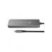 Концентратор J5create USB-C 5-in-1 2xUSB 3.2 10Gbps + 2xUSB-C 10Gbps PD 100W + HDMI 8K gray (JCH453-N)