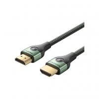 Кабель мультимедийный HDMI M to HDMI M 2.0m 8K ultra thin cotton braided green Vention (ALOGH)