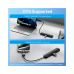 Концентратор Vention USB to 4xUSB 3.2 Gen2 + USB-C 10Gbps 0.15m black (CHOBB)