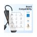 Концентратор Vention USB to 4xUSB 3.2 Gen2 + USB-C 10Gbps 0.15m black (CHOBB)