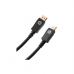 Кабель мультимедийный DisplayPort M to DisplayPort M 2.0m V1.2 4K60Hz black HP (HP_DHC-DP01-2M)