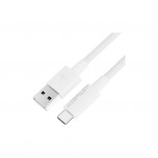 Дата кабель USB 2.0 AM to USB-C 1.2m 3A white Acefast (6974316284260)